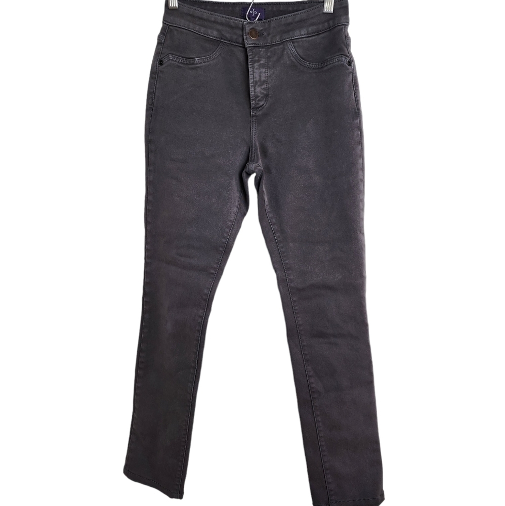 NYDJ Leggings /Gray Stretch Slimming Lift Tuck Denim Women's Skinny Jeans Size 2
